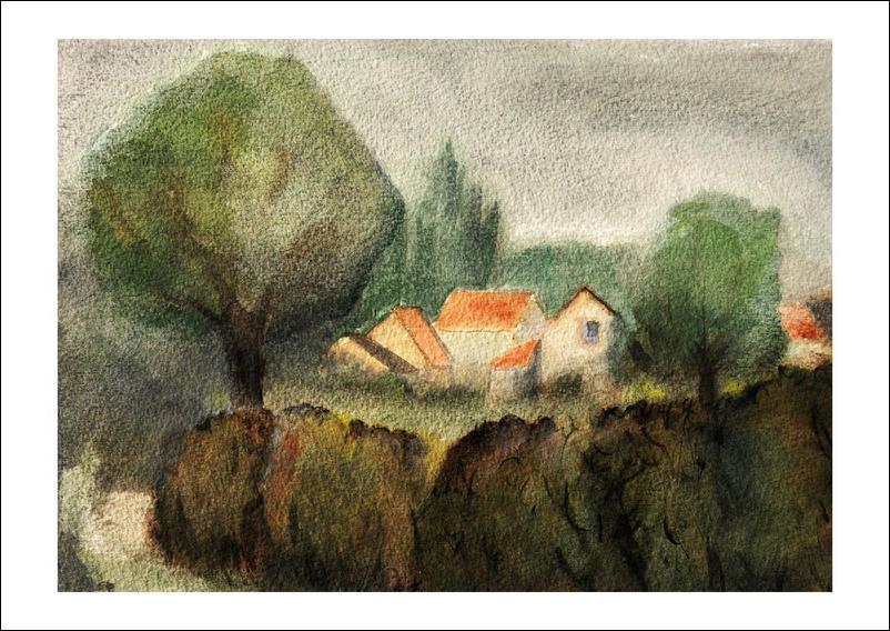 Carte n°60L PAYSAGE BOURGIGNON