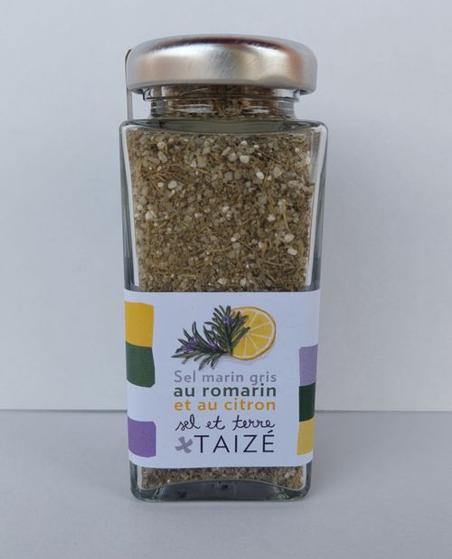 Grey Sea Salt with Rosemary and Lemon